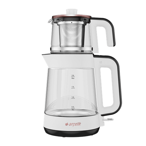Arçelik CM 6964 Resital Beyaz 1900 W Cam Çay Makinesi