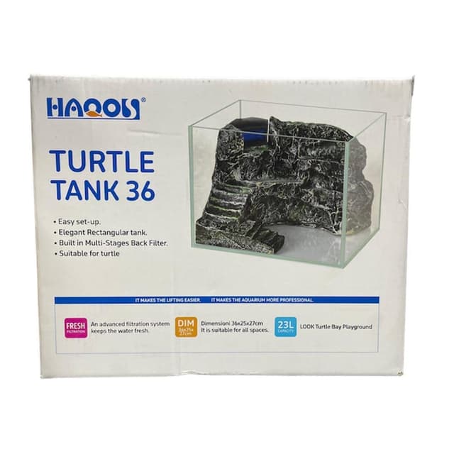 Aqos Turtle Tank 36 Kaplumbağa Tankı 23l