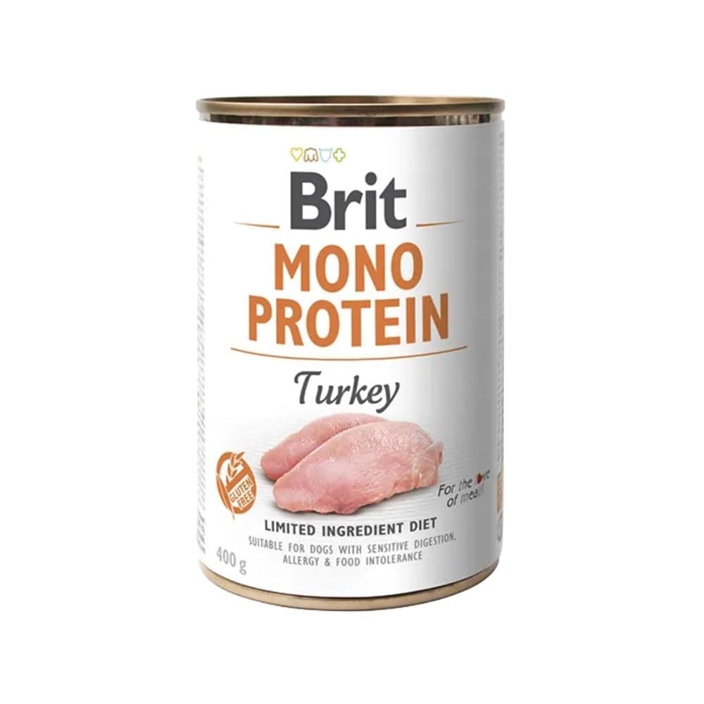 Brit Care Mono Protein Köpekler için Hindi Etli Yaş Mama 400 gr