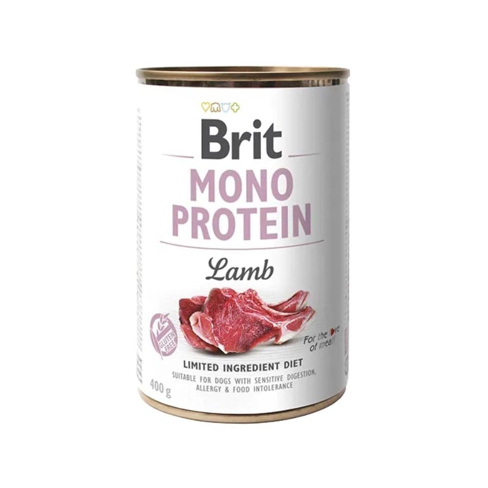 Brit Care Mono Protein Köpekler için Kuzu Etli Yaş Mama 400 gr