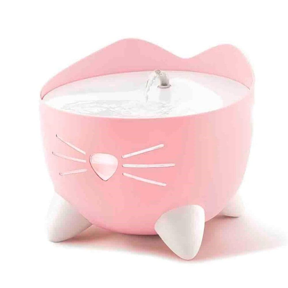 Catit Pixi Fountain Led Seviye Göstergeli Otomatik Kedi Su Sebili Pembe 2.5 Lt