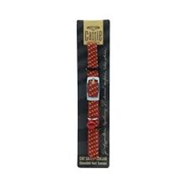 CATTİE LASTİKLİ KEDİ BOYUN TASMASI KIRMIZI 1X20-30CM