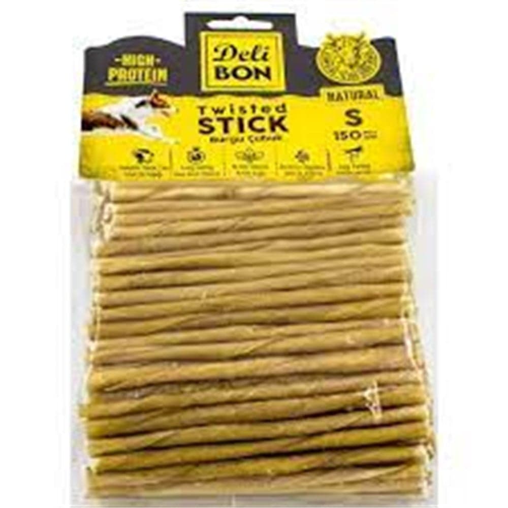 DELİBON DERİ BURGU ÇUBUK İNCE BOY 150Lİ PAKET NATUREL İNCEX150AD.