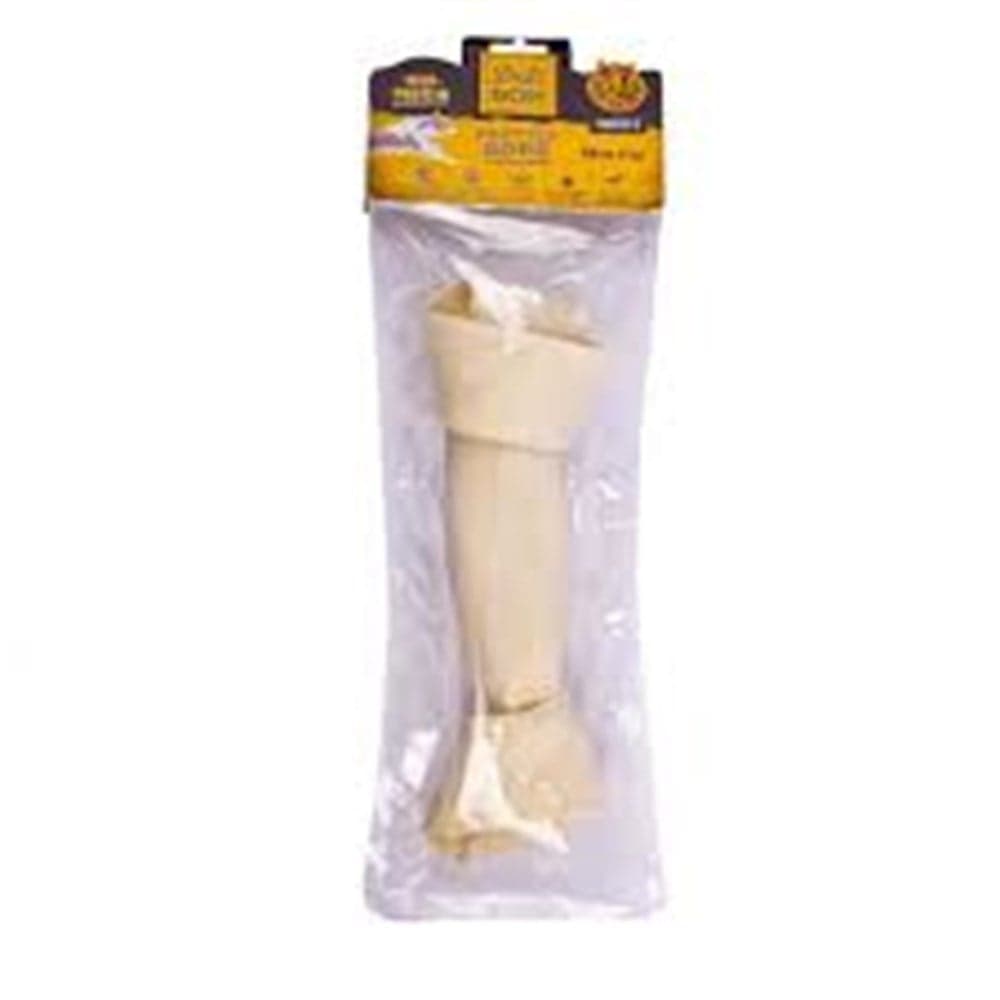 DELİBON DERİ EL İŞİ KEMİK DÜĞÜM KEMİK MODEL BEYAZ 21CMX1AD.