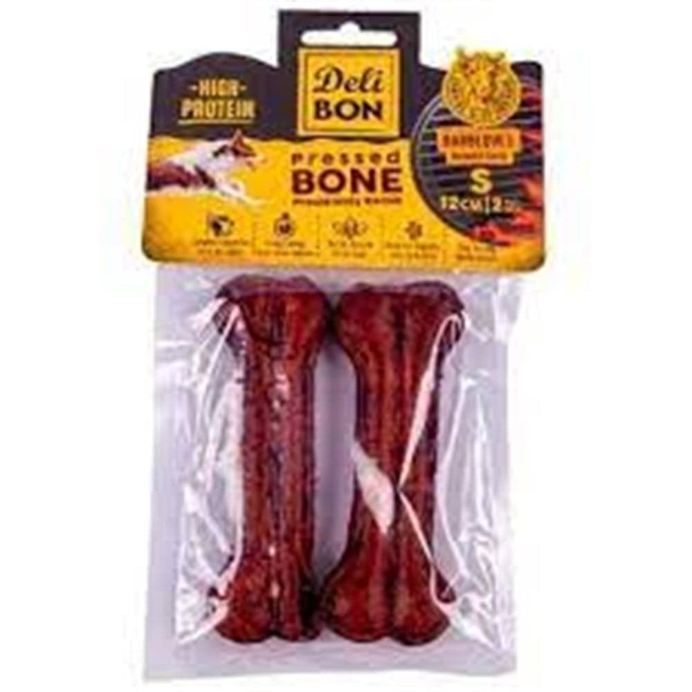 DELİBON DERİ PRES KEMİK 12CM S BOY 2Lİ PAKET BARBEKÜ 12CMX2AD.