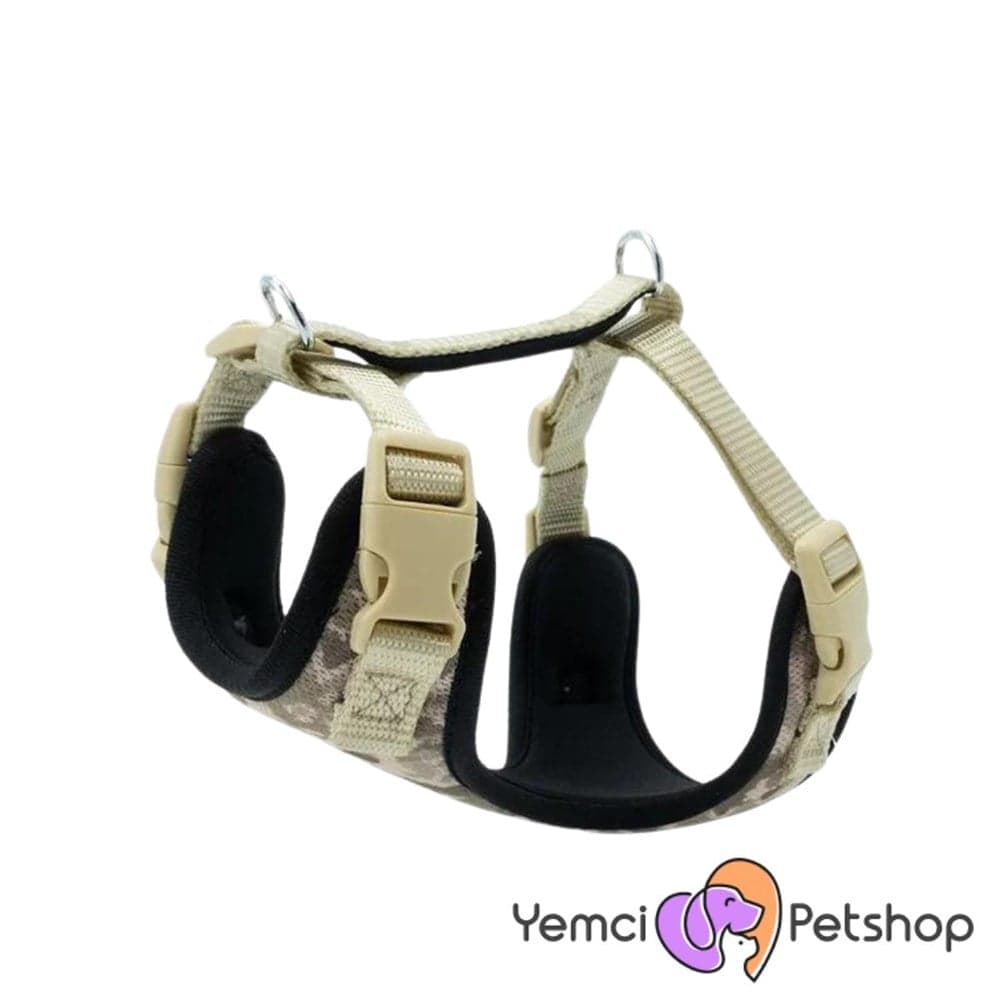 DOGGİE HAVALI DOKUMA GÖĞÜS TASMASI KAMUFLAJ 1,5X35-45CM