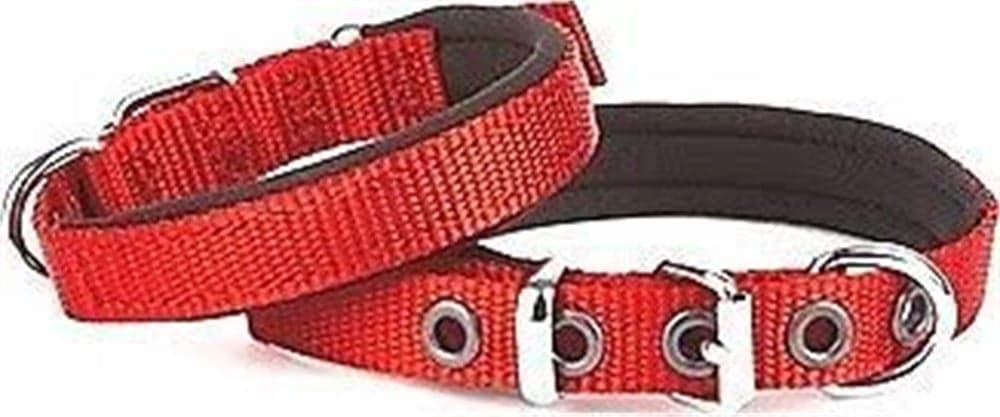 DOGGİE KONFOR DOKUMA BOYUN TASMASI KIRMIZI 2,5X42-50CM