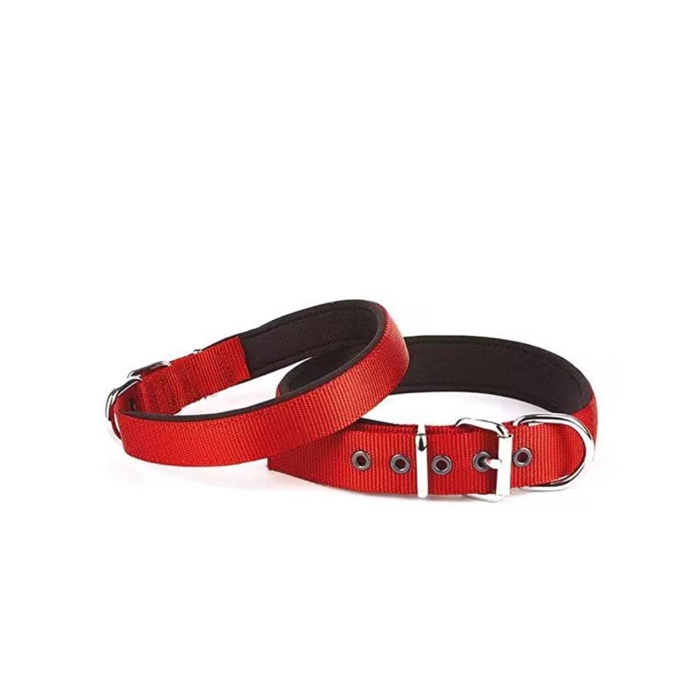 DOGGİE KONFOR DOKUMA BOYUN TASMASI KIRMIZI 5X50-60CM