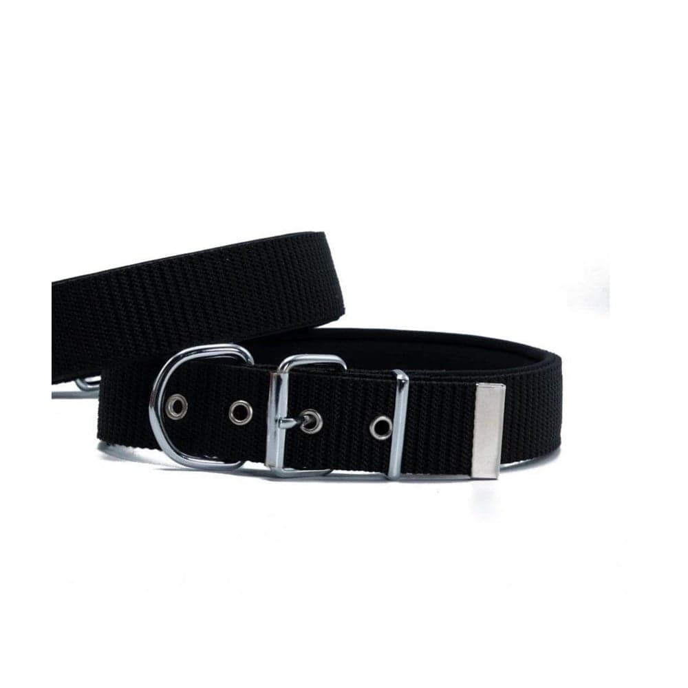 DOGGİE KONFOR DOKUMA BOYUN TASMASI SİYAH 5X50-60CM