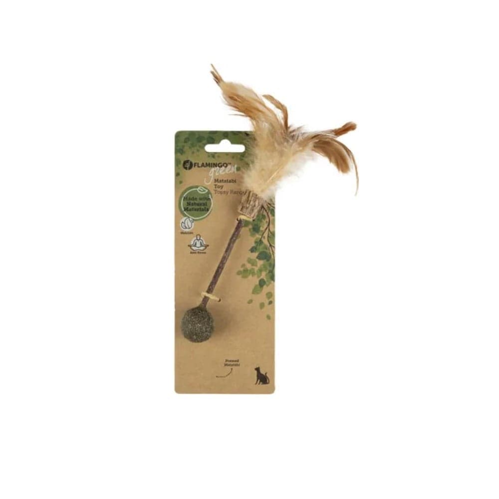 Flamingo Catnipli Matatabi Toplu Tüylü Kedi Oyuncağı