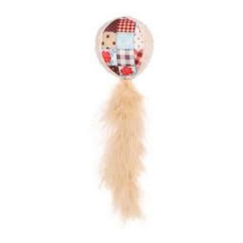 Flamingo Catnipli Tüylü Hışırtılı Top Kedi Oyuncağı