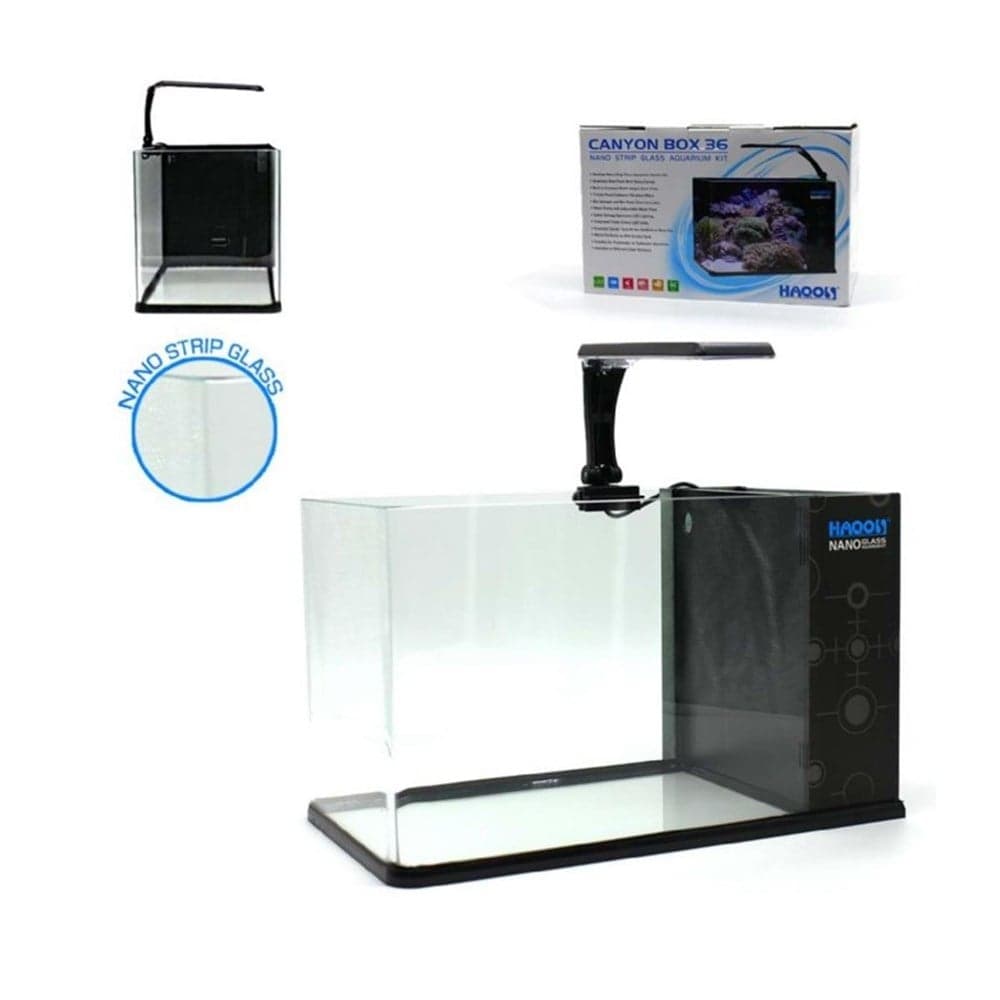 Haqos Canyon Box 36 Aydınlatmalı Nano Akvaryum 20,5x36,5x22,5cm