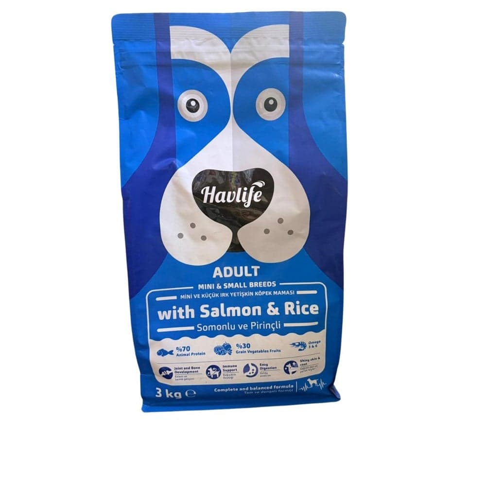 Havlife Küçük Irk Somolu Yetişkin Köpek Maması 3 Kg