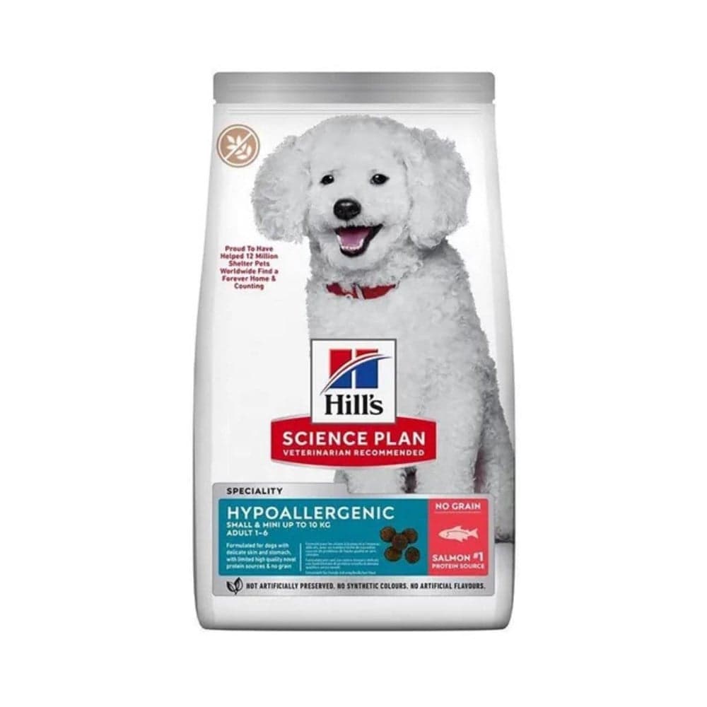 Hills Hipoalerjenik Küçük ve Mini Irk Somonlu Yetişkin Köpek Maması 1,5Kg