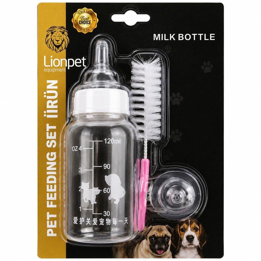 Lion Pet Kedi Biberon Seti Büyük Boy 150 ml