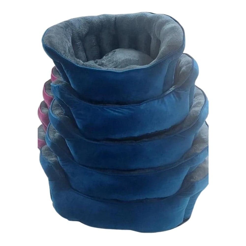 LİON PET MAVİ İSTRİDYE PELUŞ KÖPEK YATAĞI M 65*50 CM