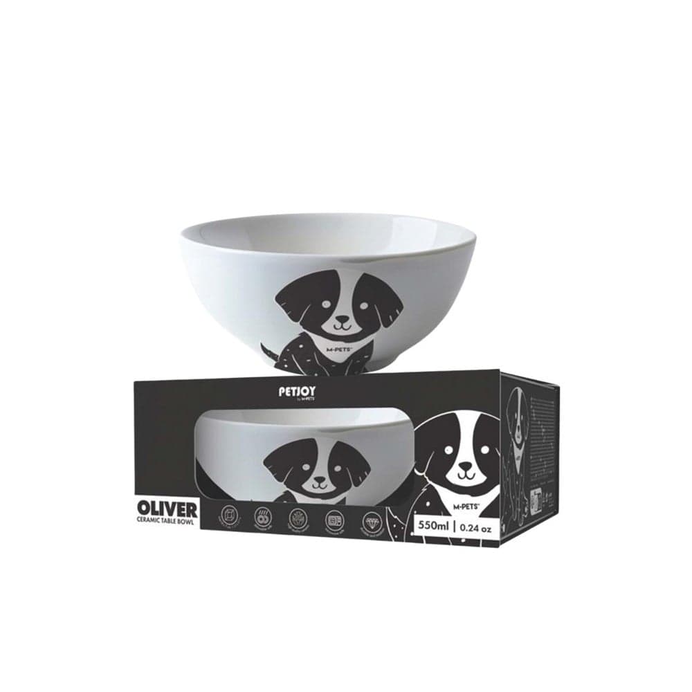 M-PETS OLİVER SERAMİK MAMA KABI 550ML