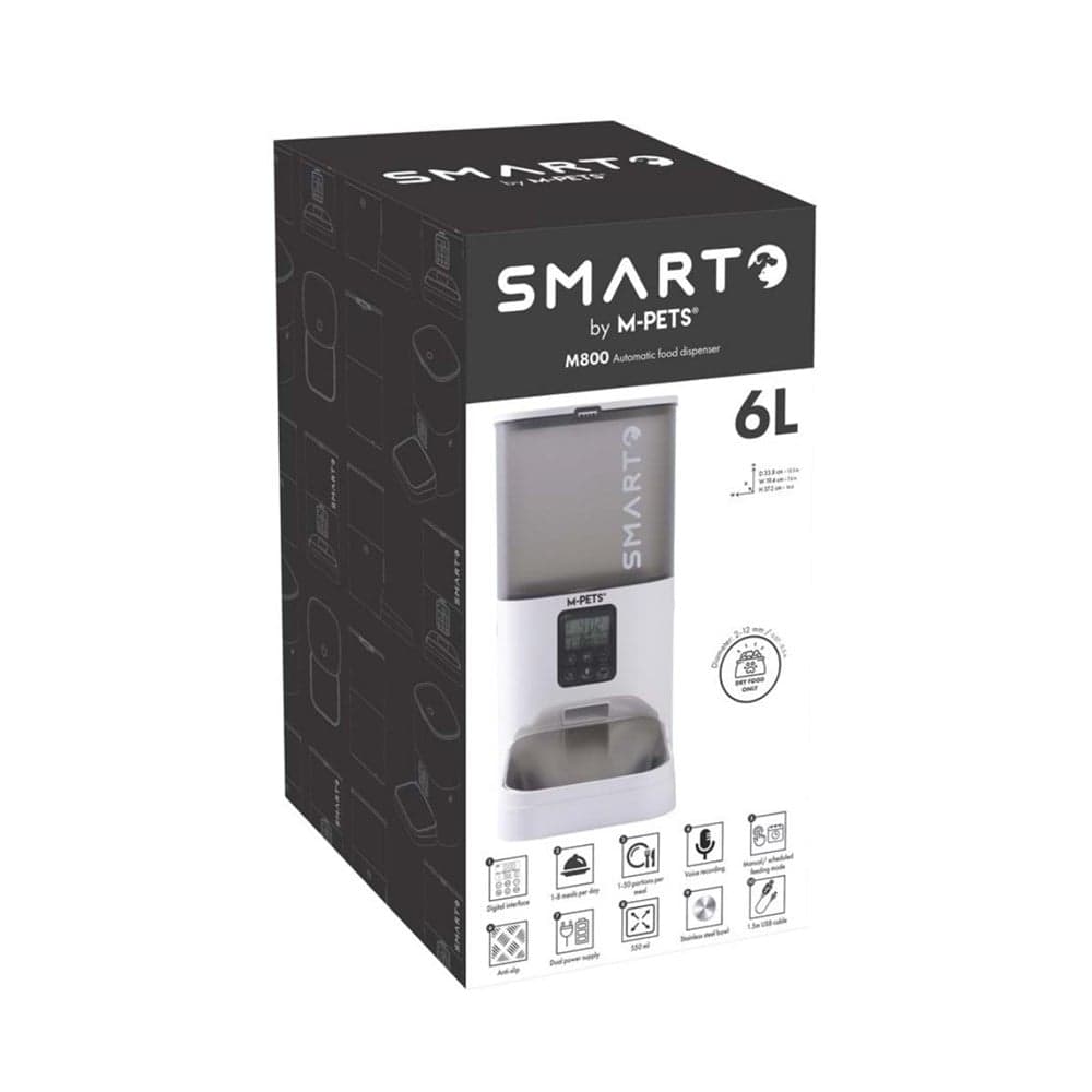 M-PETS SMARTO M800 OTOMATİK MAMA KABI 6L