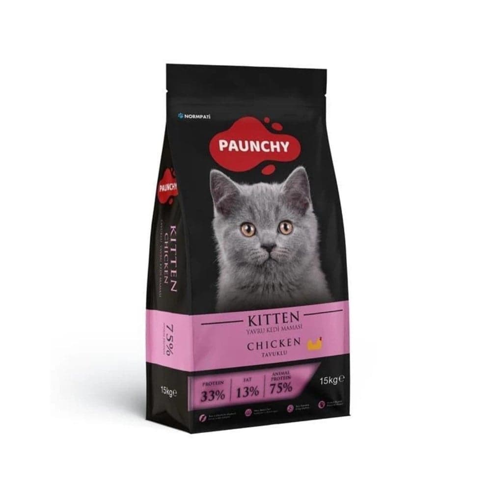 Paunchy Tavuklu Yavru Kedi Maması 15KG