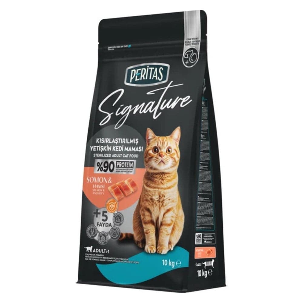 Peritas Signature Somonlu 10 kg Kısırlaştırılmış Yetişkin Kedi Maması