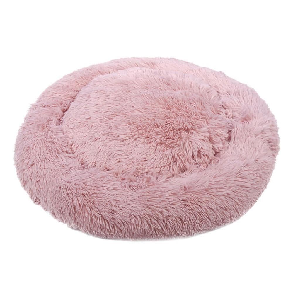 PET BOSS POFUDUK KEDİ KÖPEKLER İÇİN PELUŞ YATAK GÜL KURUSU MEDİUM 70 CM
