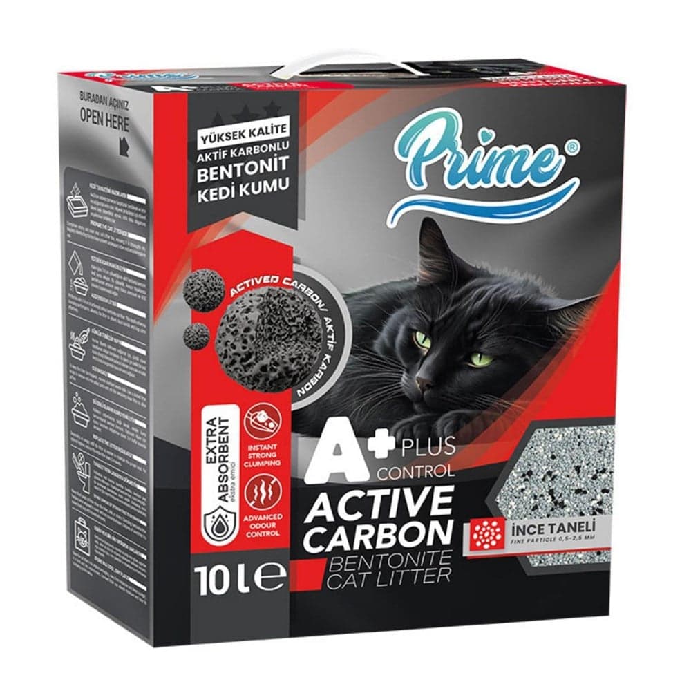 Prime 10 Lt Aktif Control Plus++ Karbon Kedi Kumu