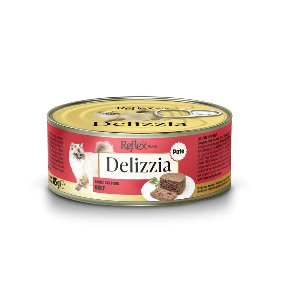 Reflex Plus Delizzia Dana Etli Ezme Yetişkin Kedi Konservesi 85gr