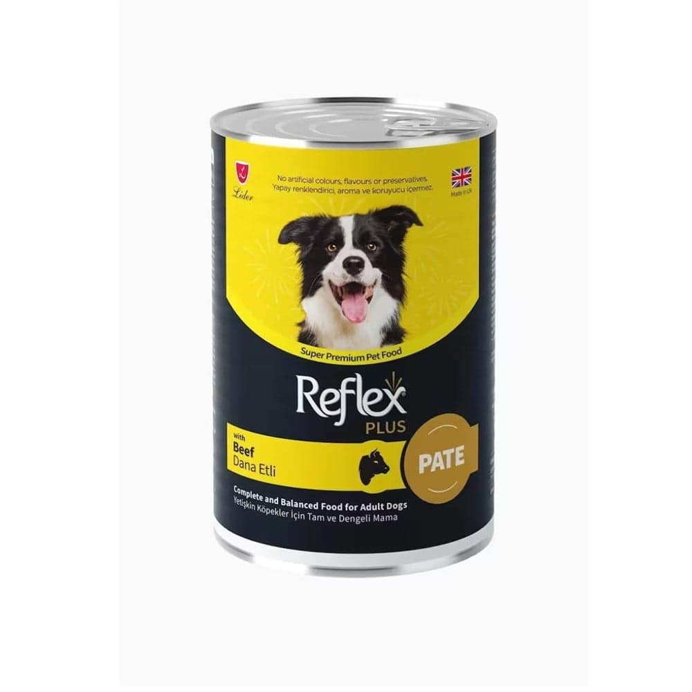 Reflex Plus Pate İçinde Et Parçacıklı Dana Etli Yetişkin Köpek Maması 400 gr