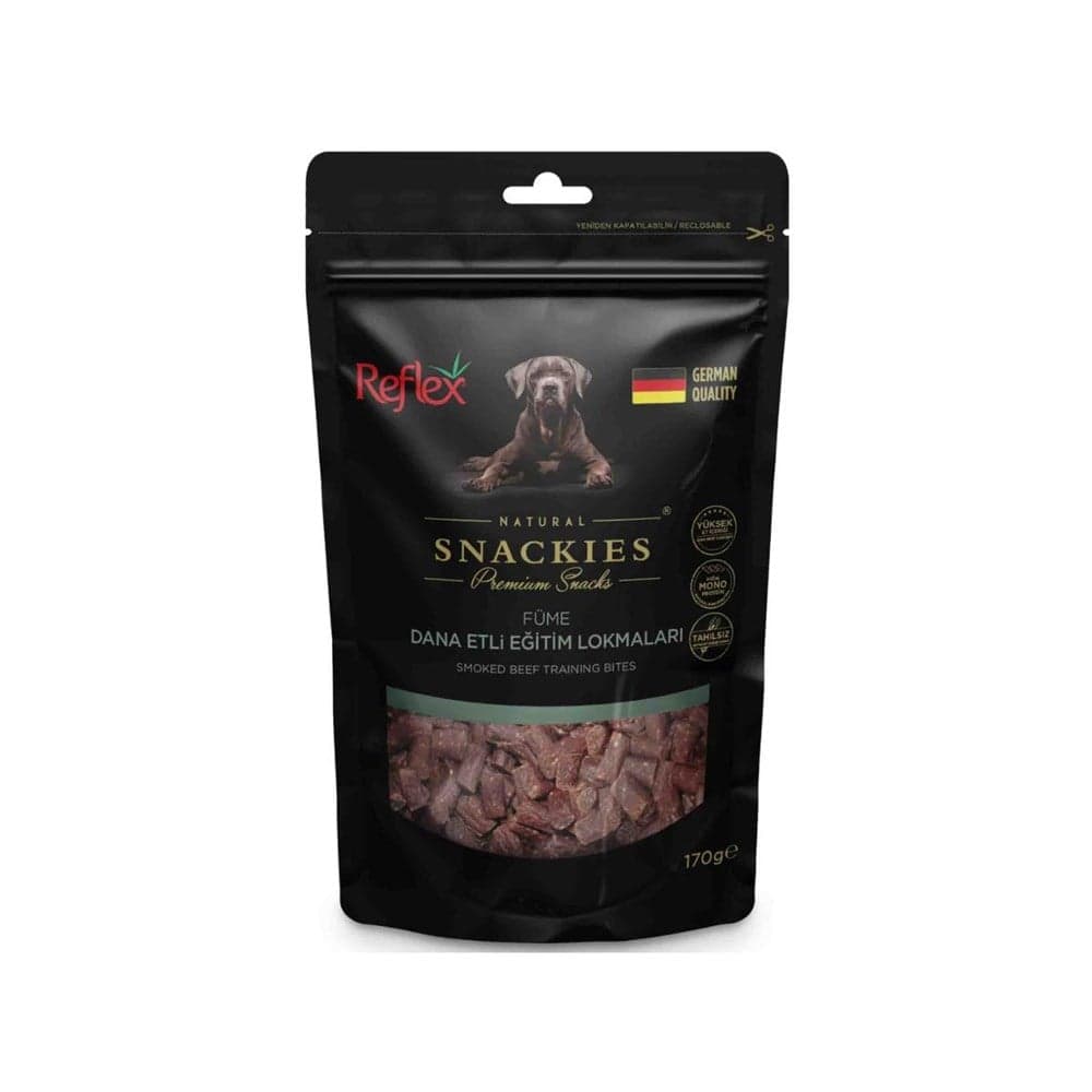 Reflex Snackies Füme Dana Etli Eğitim Lokmaları Köpek Ödül Maması 170gr