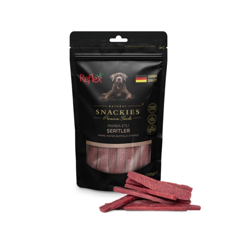 Reflex Snackies Manda Etli Şeritler Köpek Ödülü 170 Gr