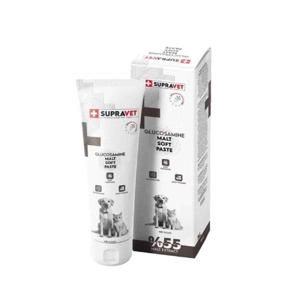 Supravet Glucosamine Kedi ve Köpek Eklem ve Kas Destekleyici Malt Paste 100 gr