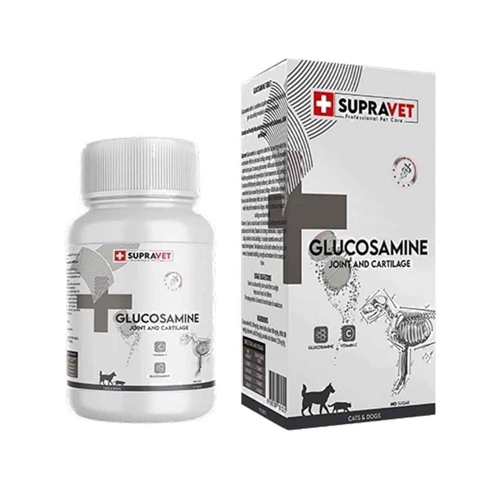 Supravet Glucosamine Köpek Eklem ve Kas Sağlığı C Vitamini 75 Tablet