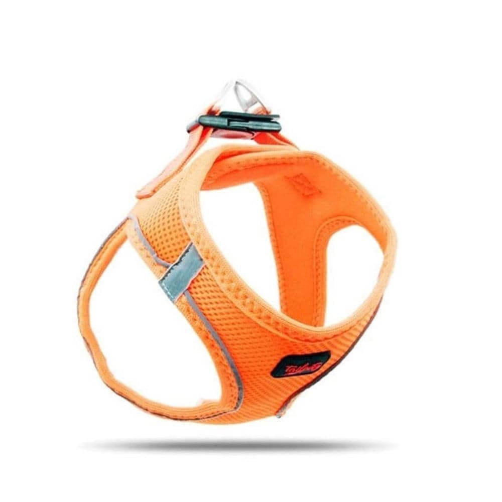 Tailpetz Air-mesh Harness Köpek Göğüs Tasması Neon Turuncu XS