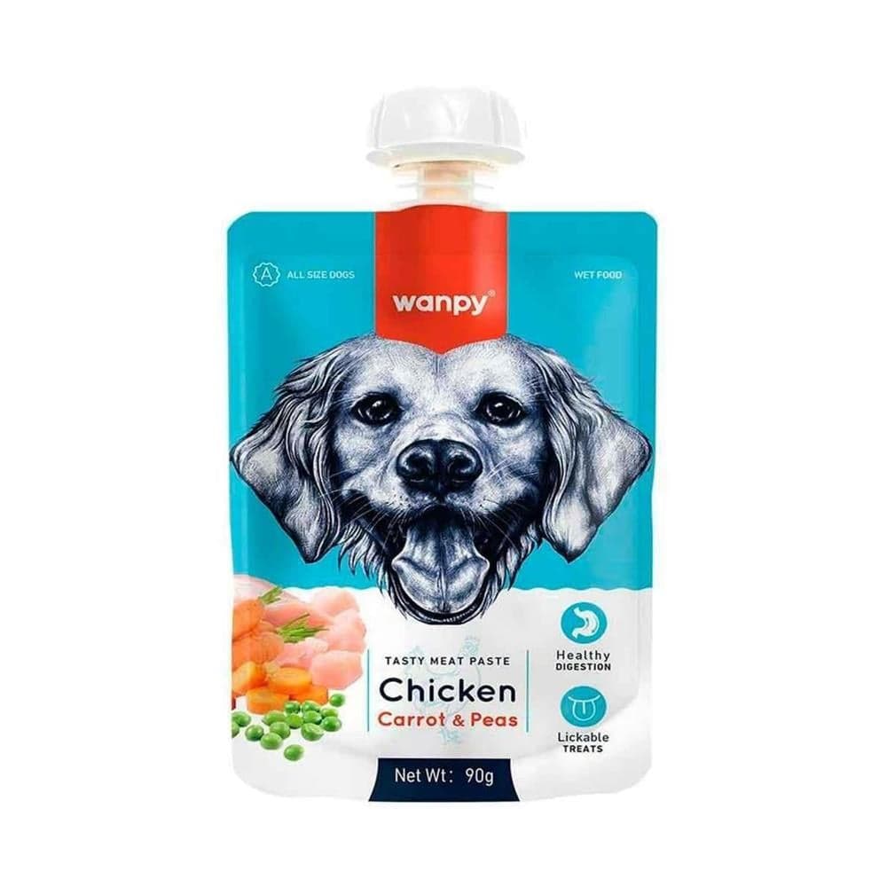 Wanpy Taze Tavuklu Havuçlu Köpek Et Ezmesi 90 Gr