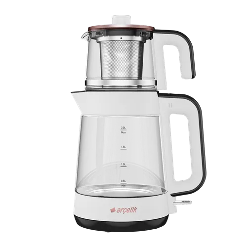 Arçelik CM 6964 Resital Beyaz 1900 W Cam Çay Makinesi