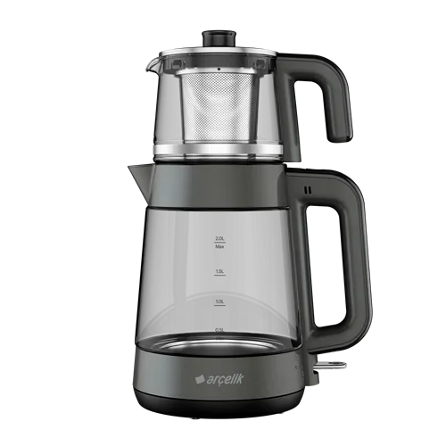 Arçelik CM 6964 G Gri 1900 W Cam Çay Makinesi