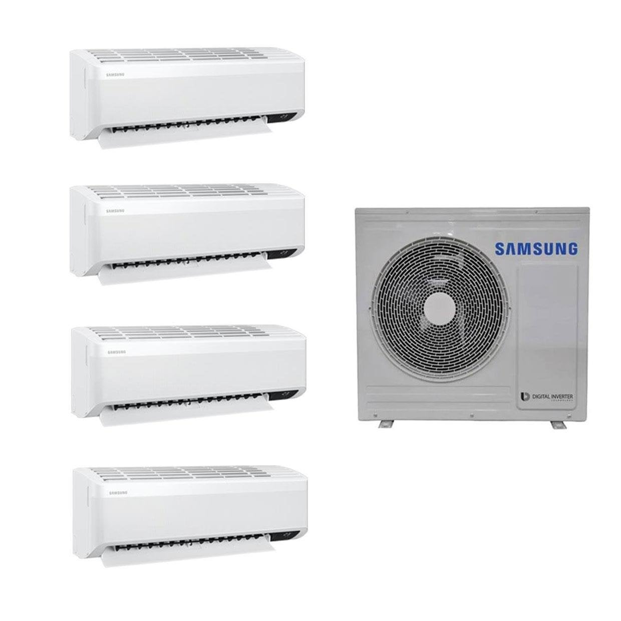 Samsung Wind Free Multi 1+4 Sistem (AJ080TXJ4KH/EA) 8 kw Dış 7+9+9+18 İç Ünite Duvar Tipi Klima