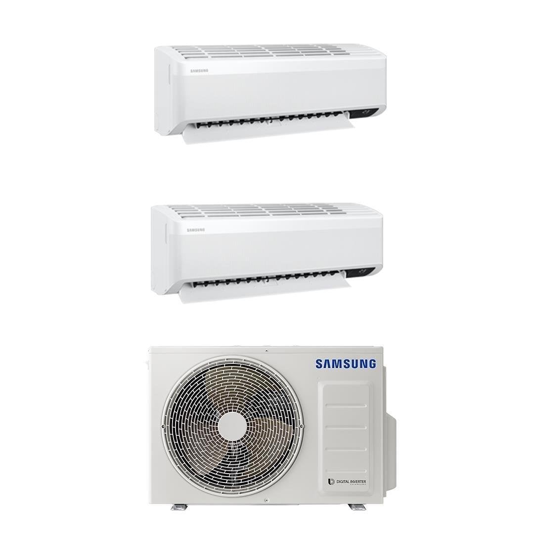 Samsung Wind Free Multi 1+2 Sistem (AJ068TXJ3KH/EA) 6,8 kw Dış 9+18 Btu İç Ünite Duvar Tipi Klima